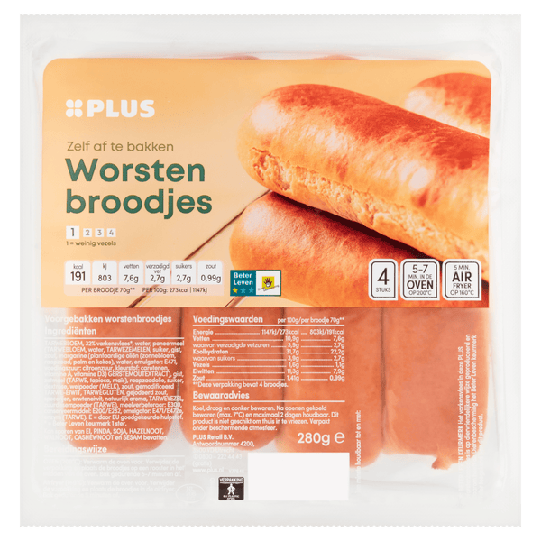 Worstenbroodjes Beter Leven