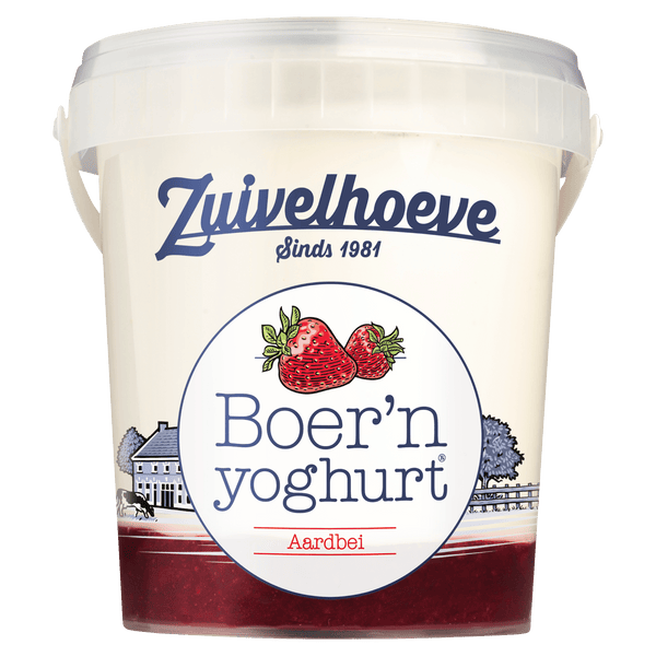 Zuivelhoeve Boer'n Yoghurt Aardbei