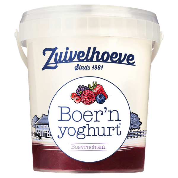 Zuivelhoeve Boer'n Yoghurt Bosvruchten