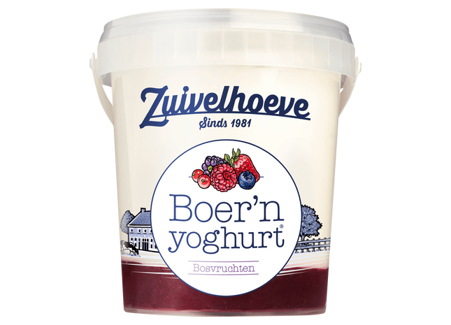Zuivelhoeve Boer'n Yoghurt Bosvruchten