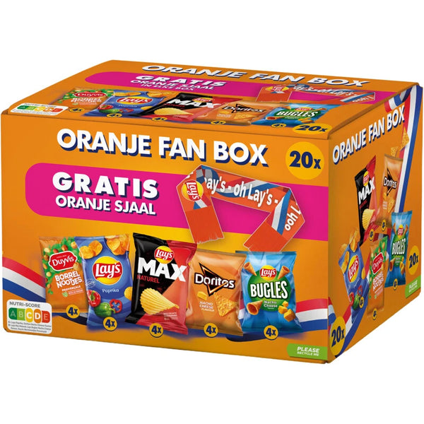 Lay's Oranje fan box 20-pack