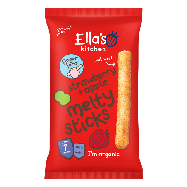 Ella's Kitchen Corn Sticks Strawberry + Apple 7m+