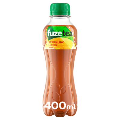 Eistee mit Kohlensäure