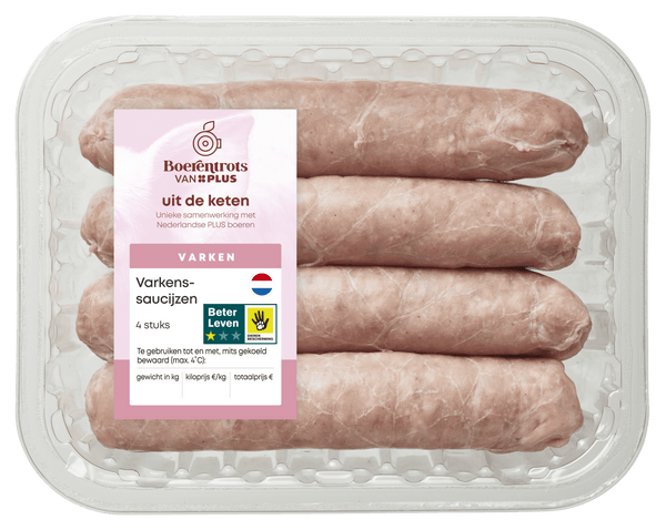 Farmer's Pride Pork Sausages 4 pcs