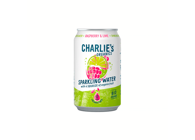 Charlie's Organics Sparklng Himbeere und Limette