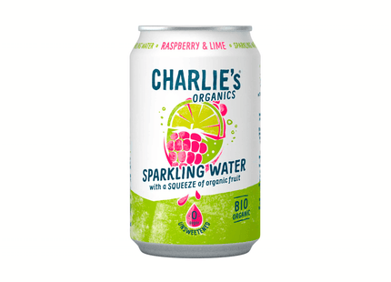 Charlie's Organics Sparklng raspberry & lime