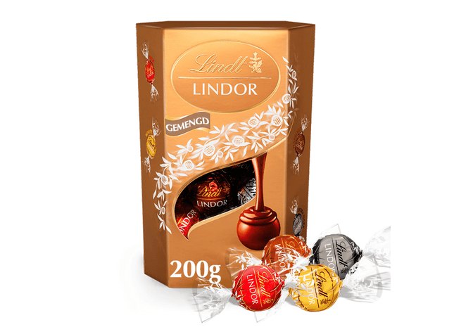 Lindt Lindor Kornett sortiert