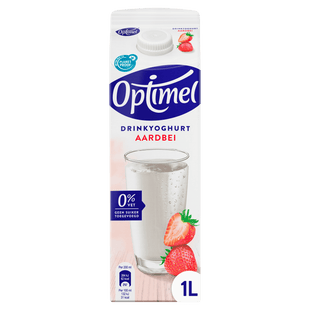 Optimel Drink aardbei 0% vet