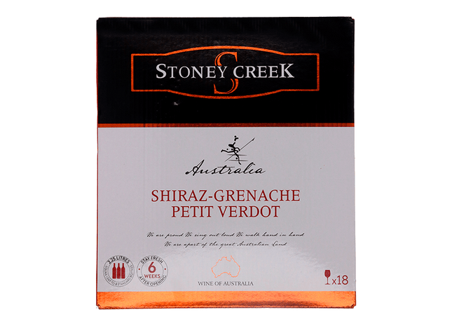 Stoney Creek Shiraz, Grenache & Petit Verdot wijnt