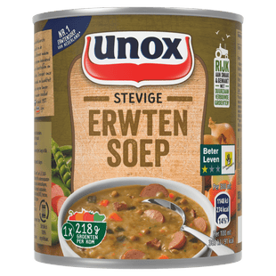 Unox Soep in blik stevige erwtensoep