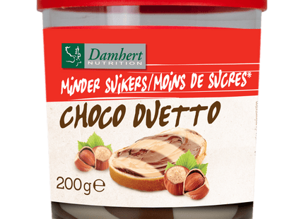 Damhert Choco duetto minder suikers