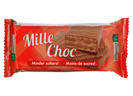 Damhert Mille choc reep minder suikers