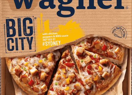 Wagner Big city pizza Sydney chicken BBQ sauce