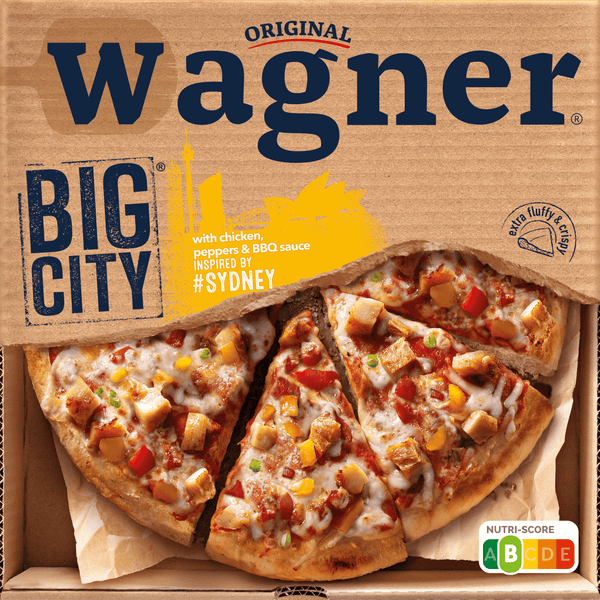 Wagner Großstadtpizza Sydney Hähnchen BBQ Soße