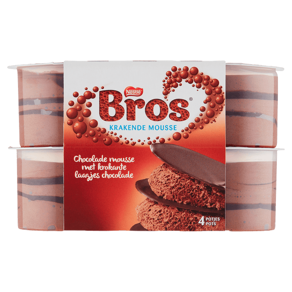 Nestlé Bros knusprige Milchschokoladenmousse 4 Stk.