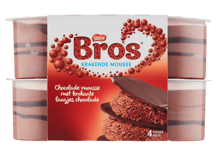 Nestlé Bros cracking mousse milk chocolate 4 pcs