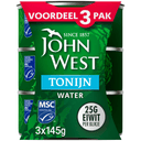 John West Tonijnstukken in water MSC 3pack