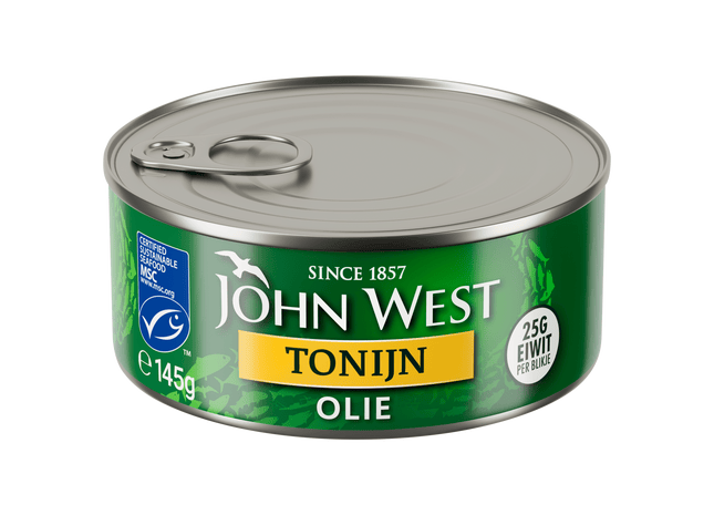 John West Tonijnstukken in zonnebloemolie MSC