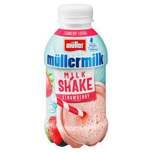 Müllermilk Milk shake aardbei