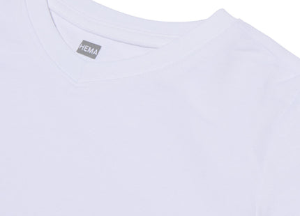 kinder t-shirts biologisch katoen - 2 stuks wit