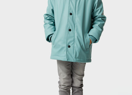 children's jacket with hood sea green