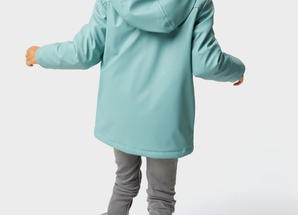 children's jacket with hood sea green