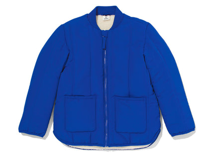 children's quilted jacket, quilted blue