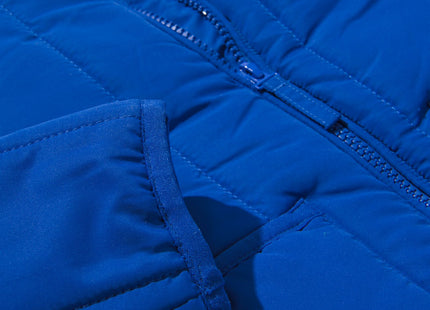 children's quilted jacket, quilted blue