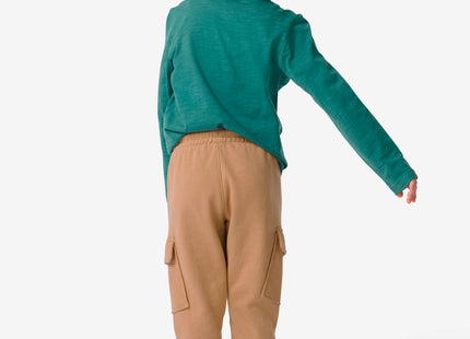 children's cargo sweat pants sand