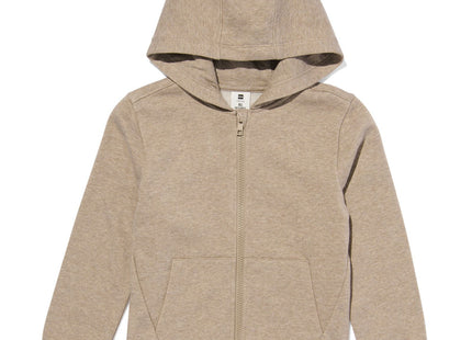 children's vest with hood brown