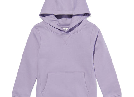 children's sweater with hood purple