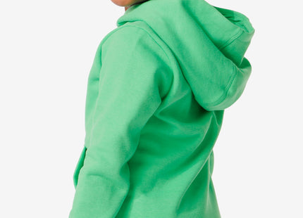 kindersweater met capuchon groen