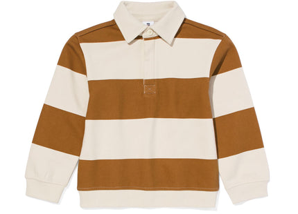 children's sweater stripes brown