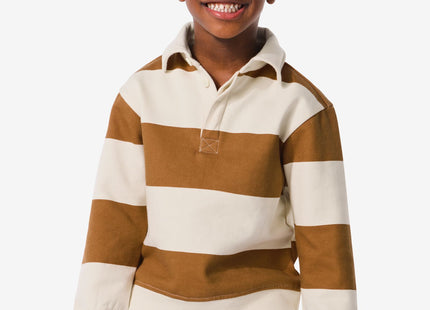 children's sweater stripes brown