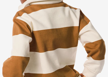 children's sweater stripes brown