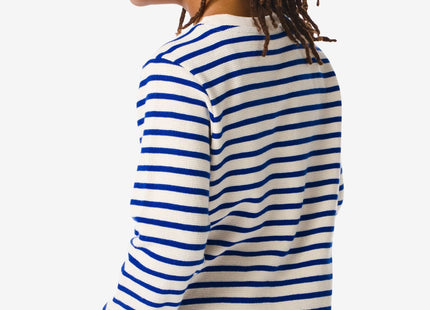 children's shirt with blue stripes