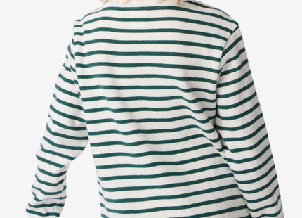 children's shirt with green stripes