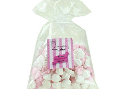 Jeurgens Mini schuimsterren wit en roze