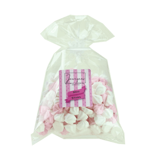 Jeurgens Mini schuimsterren wit en roze
