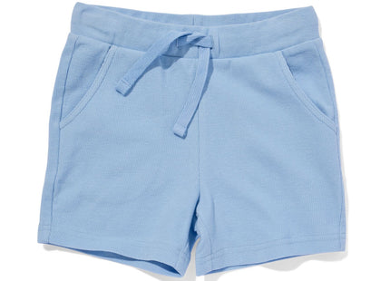 children's shorts waffle blue