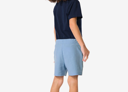 children's shorts waffle blue