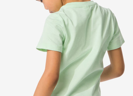 children's t-shirt with crocodile green