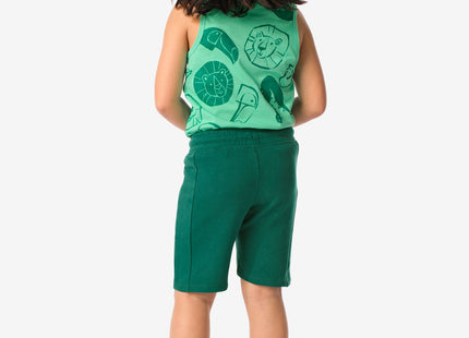 children's shorts green