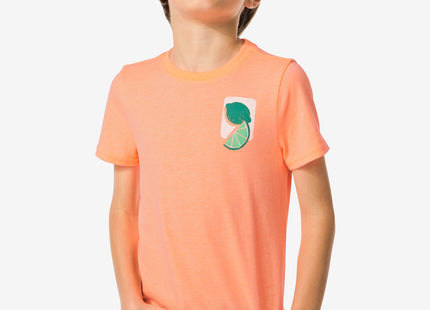 kinder t-shirt citrus oranje