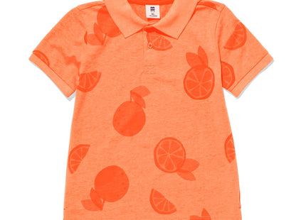 children's polo oranges orange