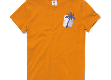 kinder t-shirt palm bruin