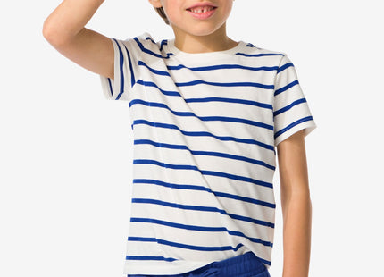kinder t-shirt strepen blauw