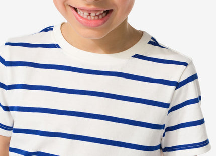 kinder t-shirt strepen blauw