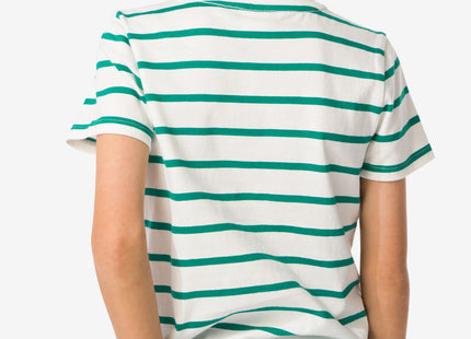 kinder t-shirt strepen groen