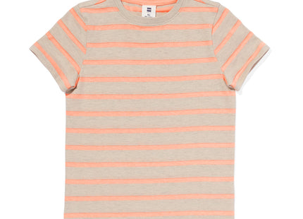 children's t-shirt stripes orange